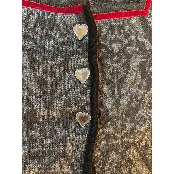 OLEANA Authentic Norwegian Luxurious Wool Cardigan High-End Nordic Knitwear SZ M - Picture 10 of 13